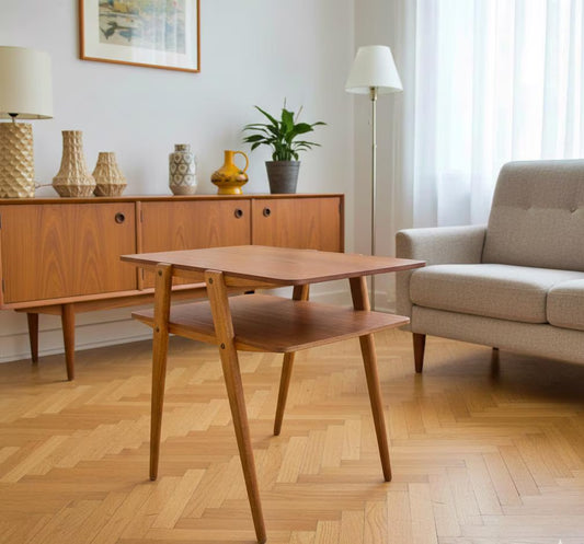 Vintage Scandinavian Teak Coffee Table – Original Danish Design, 1950s/60s