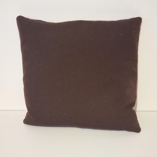 Vintage Scandinavian Hand Embroidered Pillow – Swedish Floral Needlepoint Cushion 40 × 40 cm
