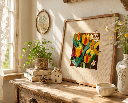 Scandinavian Vintage Wall Hangings: The Art of Nordic Embroidery & Woven Textiles