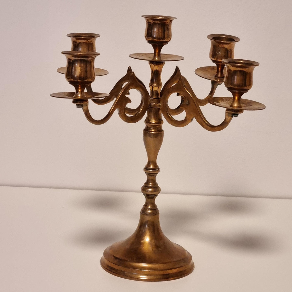 Scandia Malm five-candle scroll candelabra, Karlshamn, Sweden – photo 6