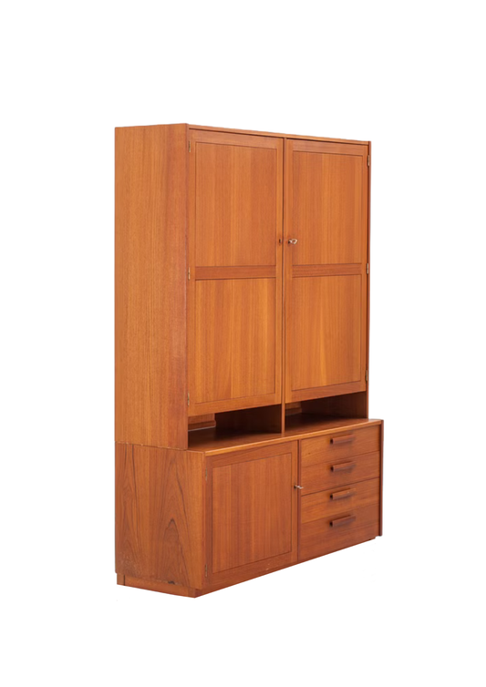 Restored Mid-Century Teak Cabinet – Nils Jonsson Domi Monte, Troeds Bjärum with timeless charm and authentic vintage appeal