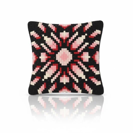 Retro Pillow Cover- Wool Tapestry : Vintage Scandinavian  Cushion