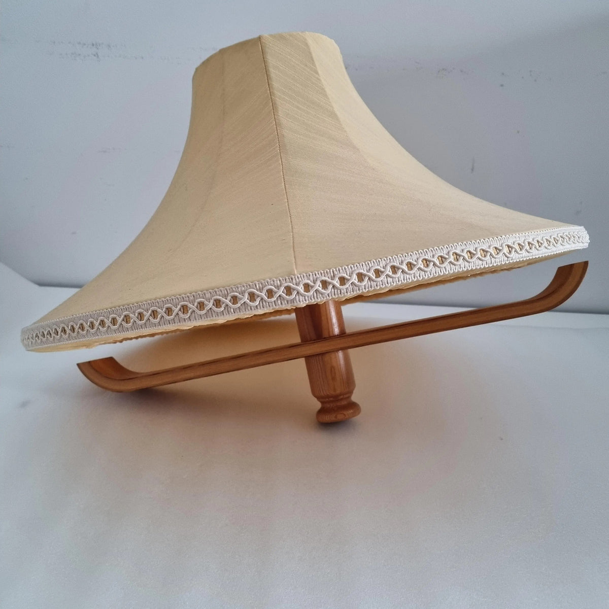 Hans-Agne Jakobsson Pine Ceiling Lamp – Ellysett Markaryd, Iconic Scandinavian M — vintage Scandinavian mid-century lamp, handmade in Sweden (view 6)