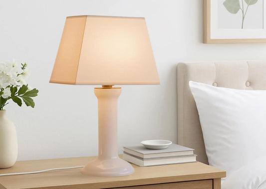 Ateljé Lyktan Glass Table Lamp – Mid-Century Modern Scandinavian Design — vintage Scandinavian mid-century lamp, handmade in Sweden (view 2)