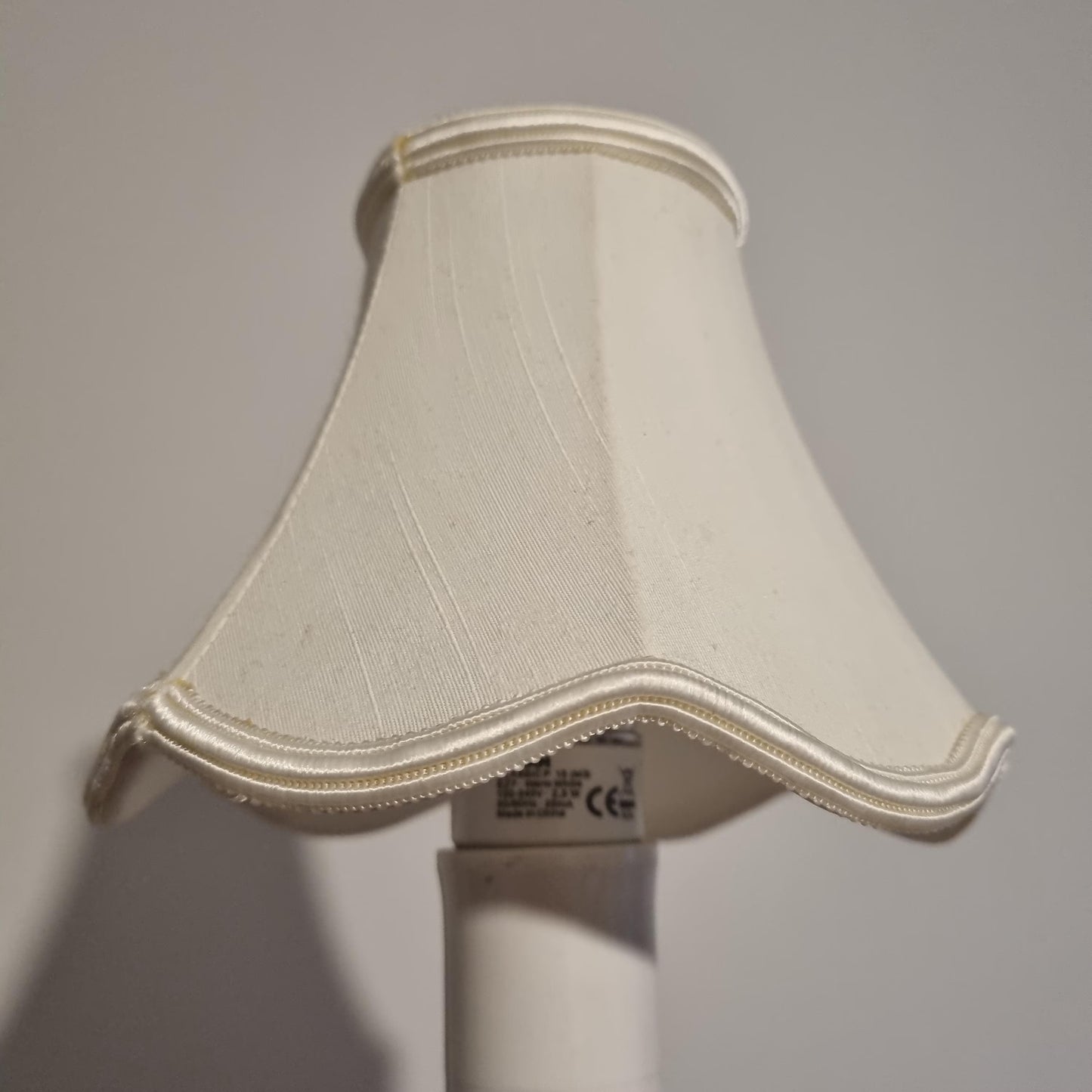 Hand-Painted Ceramic Table Lamp: Mid-Century Swedish Allingsås Style featuring timeless charm and authentic vintage appeal